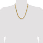 Leslie's 10K 7mm Diamond-Cut Rope Chain - Image 4