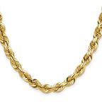 Leslie's 10K 7mm Diamond-Cut Rope Chain - Image 2