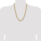 Leslie's 10K 7mm Diamond-Cut Rope Chain - Image 4