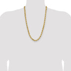 Leslie's 10K 7mm Diamond-Cut Rope Chain - Image 4