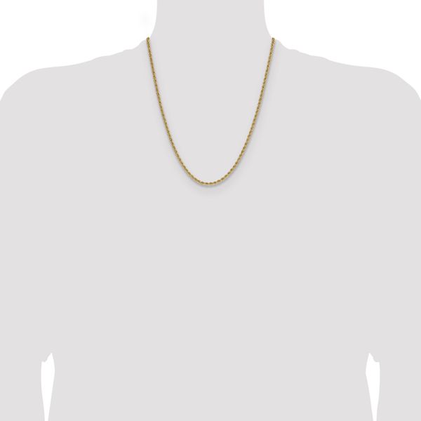 Leslie's 10k 2.75mm Solid Regular Rope Chain - Image 4