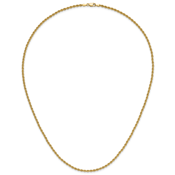 Leslie's 10k 2.75mm Solid Regular Rope Chain - Image 5