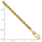 Leslie's 10k 2.75mm Solid Regular Rope Chain - Image 2