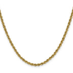 Leslie's 10k 3mm Solid Regular Rope Chain - Image 2