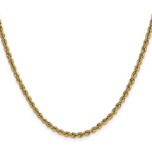 Leslie's 10k 3mm Solid Regular Rope Chain - Image 2