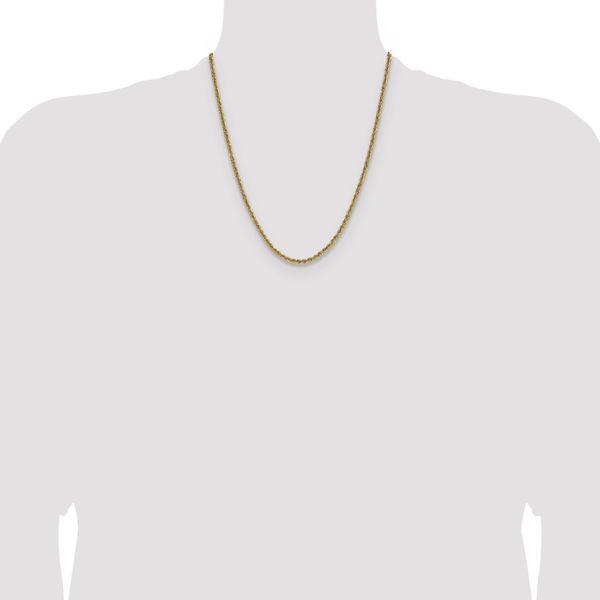 Leslie's 10k 3mm Solid Regular Rope Chain - Image 4