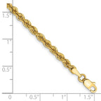 Leslie's 10k 3mm Solid Regular Rope Chain - Image 2
