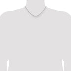 Leslie's 10K White Gold 1.4mm Flat Cable Chain - Image 4