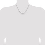 Leslie's 10K White Gold 1.4mm Flat Cable Chain - Image 4