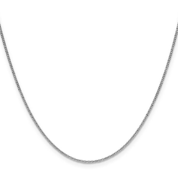 Leslie's 10K White Gold 1.4mm Flat Cable Chain - Image 2