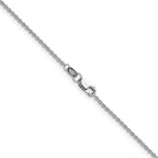 Leslie's 10K White Gold 1.4mm Flat Cable Chain - Image 3