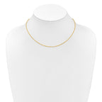 Leslie's 10k 1.5mm Singapore 1in+1in Adjustable Chain - Image 4