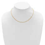 Leslie's 10k 1.7mm Singapore 1in+1in Adjustable Chain - Image 3