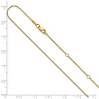 Leslie's 10K .65mm D/C Spiga 1in+1in Adjustable Chain - Image 3