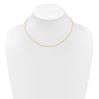 Leslie's 10k 1mm Baby Spiga 1in+1in Adjustable Chain - Image 4