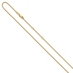 Leslie's 10k 1.2mm Spiga 1in+1in Adjustable Chain - Image 2