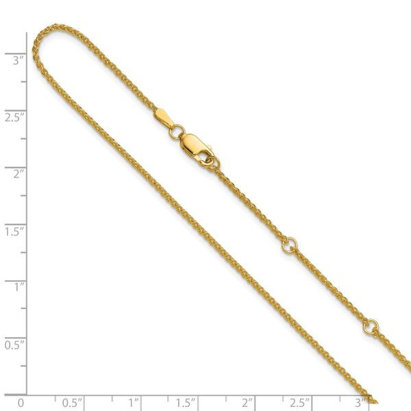 Leslie's 10k 1.5mm Spiga 1in+1in Adjustable Chain - Image 3