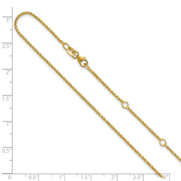 Leslie's 10k 1.15mm D/C Open Franco 1in+1in Adjustable Chain - Image 3