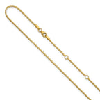 Leslie's 10K 1.25mm Franco 1in+1in Adjustable Chain