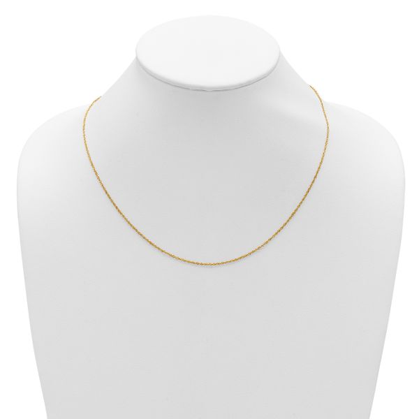 Leslie's 10K Adjustable 1.1mm Singapore Chain - Image 3
