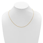 Leslie's 10K Adjustable 1.1mm Singapore Chain - Image 3