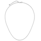 Leslie's 10K White Gold Adjustable 1.1mm Singapore Chain - Image 4