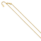 Leslie's 10K Adjustable 1.3mm Singapore Chain - Image 2