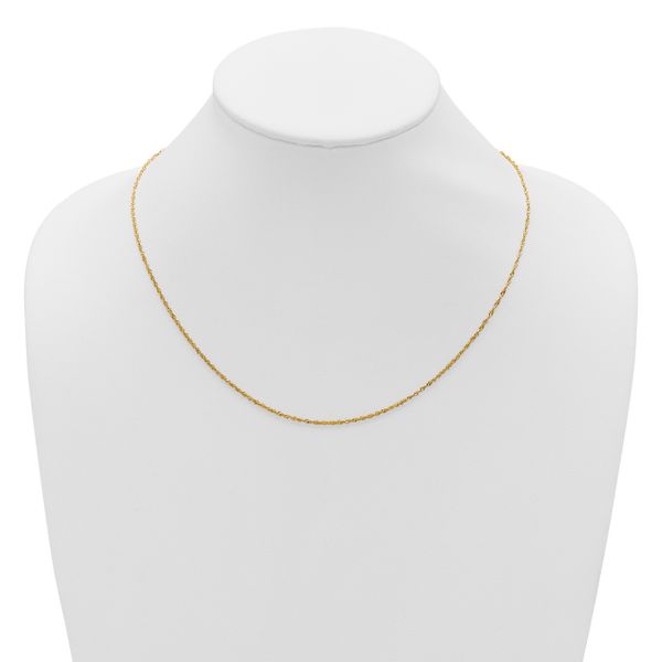 Leslie's 10K Adjustable 1.3mm Singapore Chain - Image 3