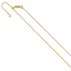 Leslie's 10K Adjustable .7mm Box Chain - Image 2