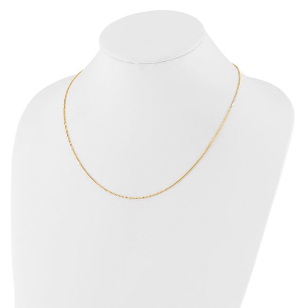 Leslie's 10K Adjustable 1mm Box Chain - Image 3