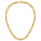 Leslie's 10K 10.0mm Concave Figaro Chain - Image 5