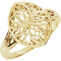 Vintage-Inspired Filigree Ring