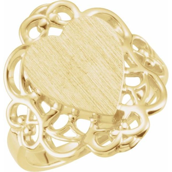 Heart Signet Ring - Image 3