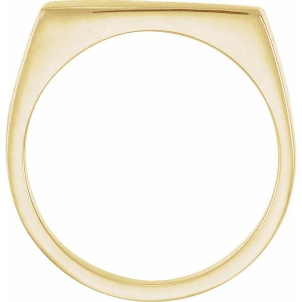 Rectangle Signet Ring - Image 2