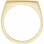 Rectangle Signet Ring - Image 2