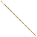 Leslie's 10K with Rhodium Polished and D/C Bracelet - Image 2