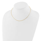 Leslie's 10K Yellow Gold 1mm Snake Wire Necklace - Image 2