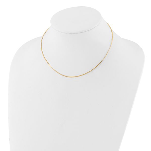 Leslie's 10K Yellow Gold 1mm Snake Wire Necklace - Image 2