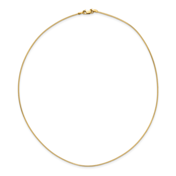 Leslie's 10K Yellow Gold 1mm Snake Wire Necklace - Image 3