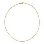 Leslie's 10K Yellow Gold 1mm Snake Wire Necklace - Image 3