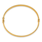Leslie's 10K Yellow Gold 5.9mm Bangle - Image 2