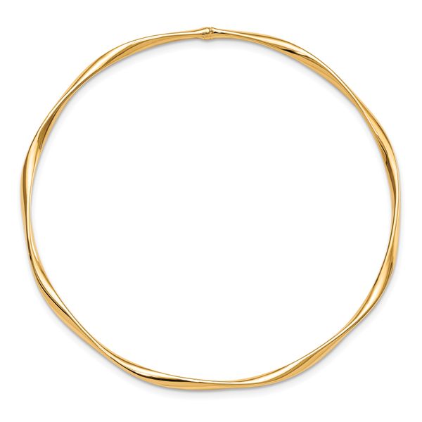 Leslie's 10K Yellow Gold Slip-On Bangle - Image 2