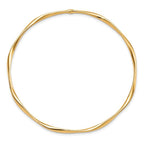 Leslie's 10K Yellow Gold Slip-On Bangle - Image 2