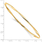 Leslie's 10K Yellow Gold Slip-On Bangle - Image 3
