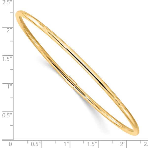 Leslie's 10K Yellow Gold Slip-On Bangle - Image 3