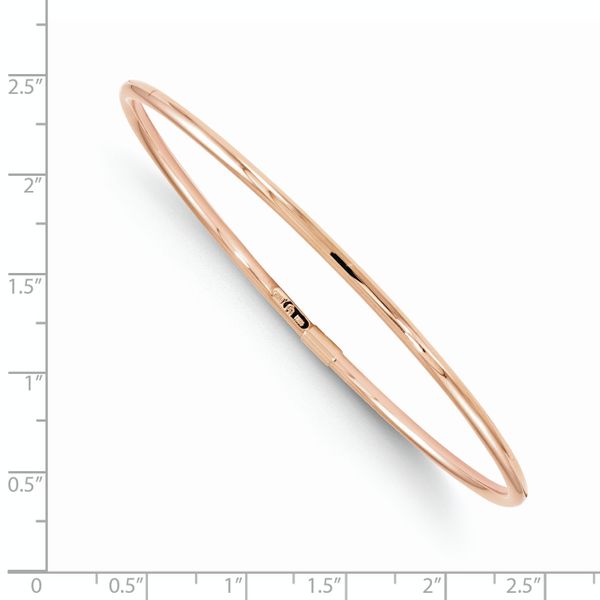 Leslie's 10K Rose Gold Slip-On Bangle - Image 2
