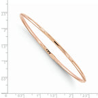 Leslie's 10K Rose Gold Slip-On Bangle - Image 2