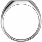Oval Signet Ring - Image 2