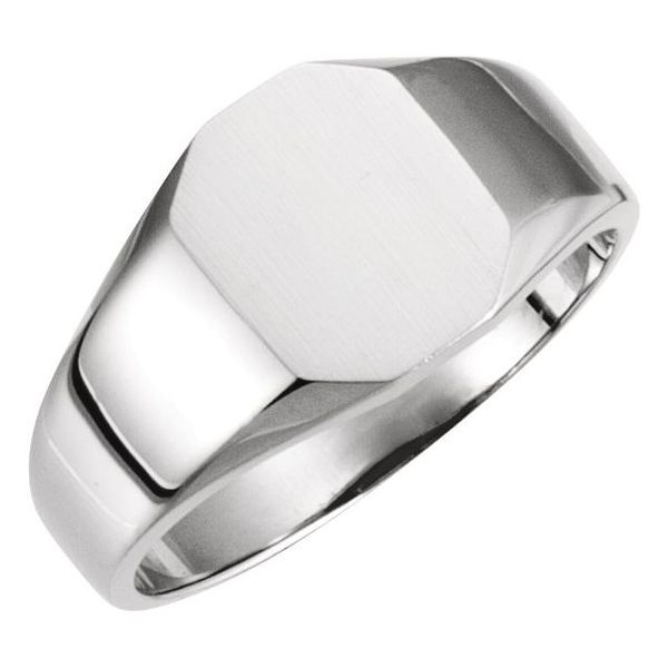 Octagon Signet Ring