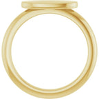 Oval Signet Ring - Image 2